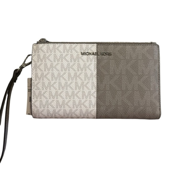 Michael Kors Jet Set Travel Double Zip Wristlet | NWT - Picture 1 of 8
